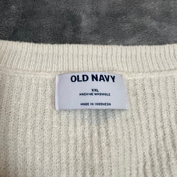 Old Navy SoSoft Loose V-Neck Sweater Size XXL Ribbed Knit Casual Layers Cozy - Picture 5 of 8
